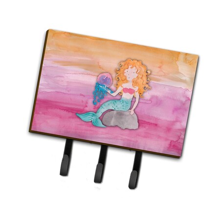 Carolines Treasures Blonde Mermaid Watercolor Leash or Key Holder BB7423TH68